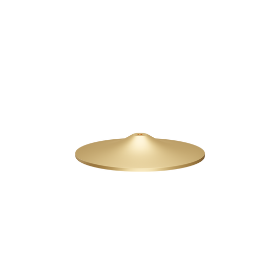 Sphere Heavy Base Plate · Brass